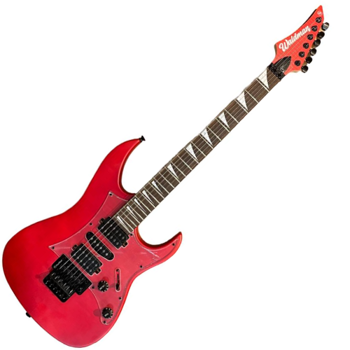 Guitarra Waldman WIG450X TRDS Trans Red Satin com Captadores HSH e Ponte Floyd Rose