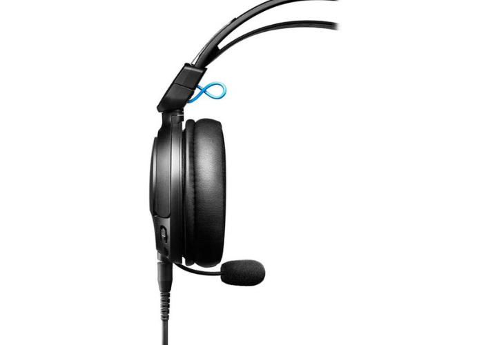 Headset Gamer Audio-Technica ATH-GL3BK Preto Closed-Back de Alta Fidelidade com Microfone Destacável