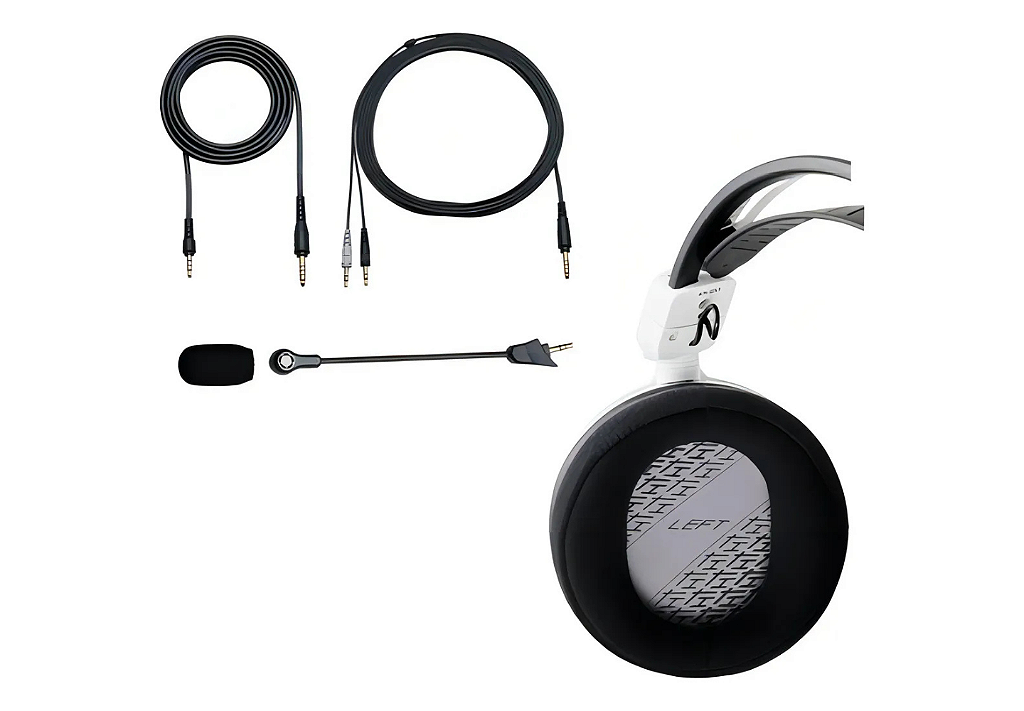 Headset Gamer Audio-Technica ATH-GDL3WH Branco Open-Back de Alta Fidelidade com Microfone Destacável