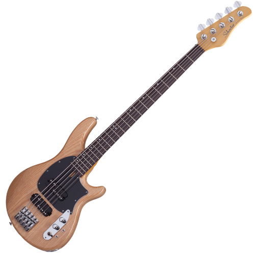 Contrabaixo Schecter CV-5 Gloss Natural com Captadores Schecter Diamond J-Bucker e Ponte Schecter Custom Bass 2493