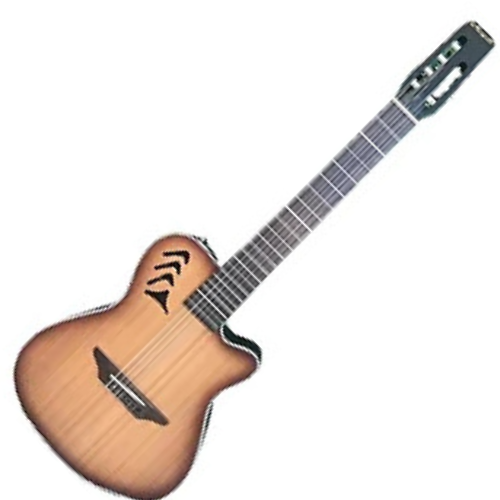 Violão Eletroacústico Marquês 7-VN-23NSEQ 7 Cordas Super Flat Natural Fosco com MET-A08