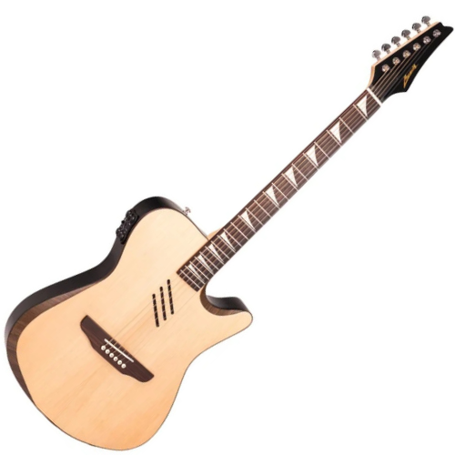 Violão Eletroacústico Marquês VA-244NBEQ Flat Anatômico Natural Sombra Aço com K-4 Efeitos