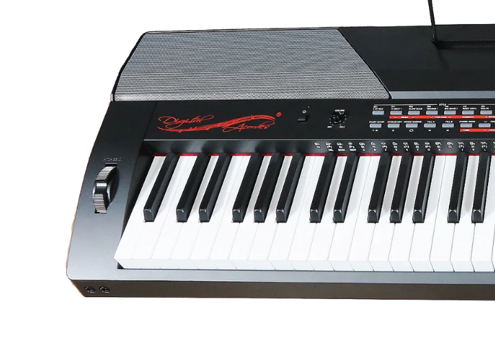 Piano Digital Acordes AC-3000 Portátil com 88 Teclas Sensíveis Polifonia 128 600 Vozes USB MIDI