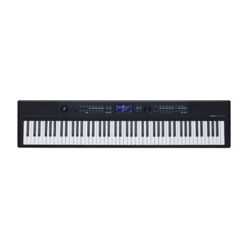 Teclado Medeli SP-A500 Preto com 88 Teclas Ação Graduada Compacta GAC e 750 Timbres Pré-Definidos