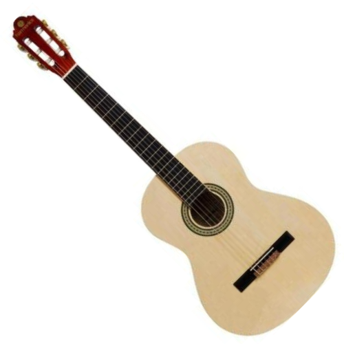 Violão Acústico Harmonics GNA-111 Nylon Natural Canhoto com Cordas de Nylon e Acabamento Verniz Brilhante