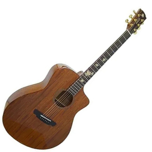 Violão Eletroacústico Marquês VA203 MG EQ Grand Auditorium Mahogany Brilho Aço com Double B1G