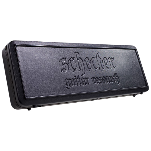 Case Schecter SGR-Universal Guitar Hardcase Black com Interior Black e Compartimentos Internos 1622