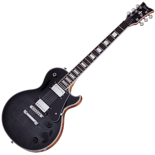 Guitarra Schecter Solo-II Custom TBB Trans Black Burst com Captadores Schecter USA Pasadena Plus e Ponte TonePros T3BT TOM w/ String Thru Body 659