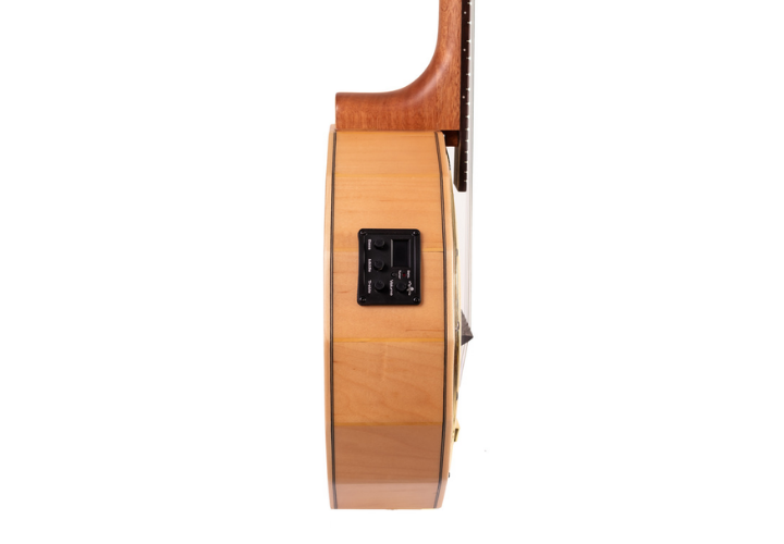 Banjo Eletroacústico Marquês BAJ97 NS EQ Natural Fosco com Equalizador A-20 e Aro Dourado