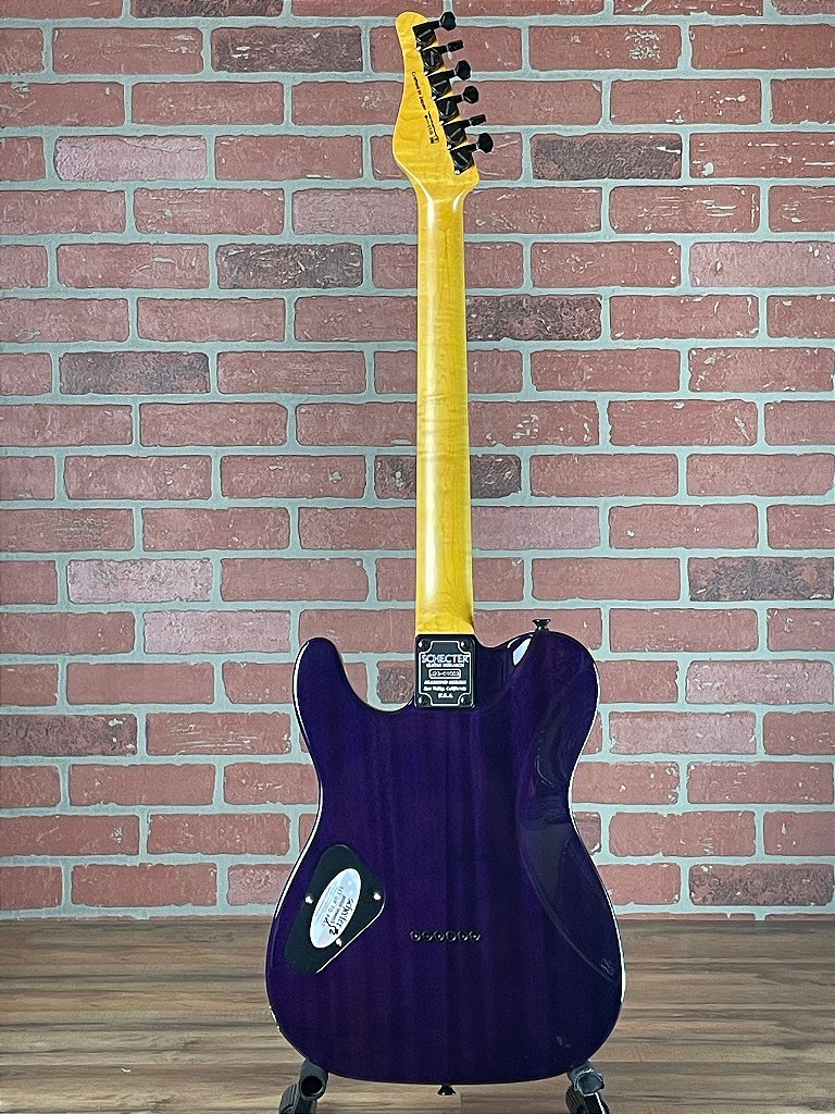 Guitarra Schecter PT Classic PB Purple Burst com Captadores Schecter USA Pasadena Plus e Pasadena Classic e Ponte Tune-O-Matic 7322