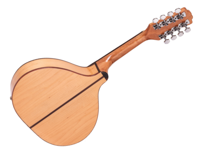 Bandolim Eletroacústico Marquês Musical BND185 NT EL Natural Brilho Maciço com Tampo Pinho Alemão Maciço e Captador Passivo Cap-06