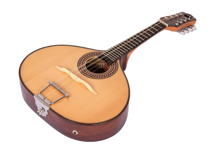 Bandolim Eletroacústico Marquês Musical BND-186NTEL Natural Brilho Maciço com Tampo Pinho Alemão Maciço e Captador Passivo Cap-06