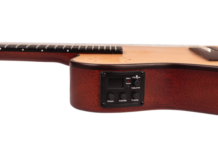 Cavaco Eletroacústico Marquês Musical CA131 NS EQ Natural Fosco Maciço com Equalizador Ativo e Cordas de Aço