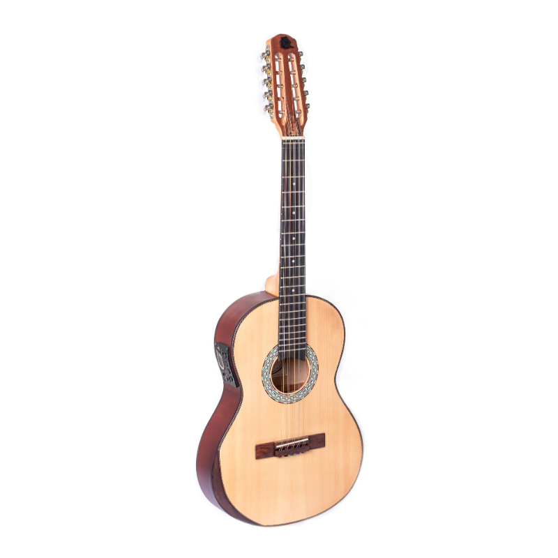 Viola Clássica Eletroacústica Marquês VIL217 NS EQ Clássica Natural Fosco com MET-A08