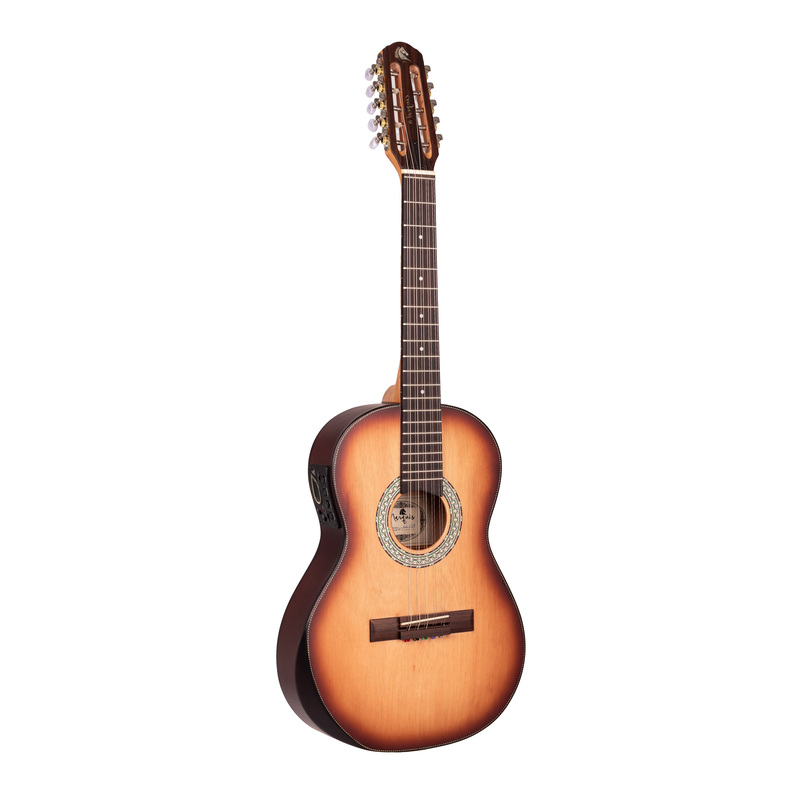 Viola Clássica Eletroacústica Marquês VIL217 NB EQ Clássica Natural Sombra com MET-A08