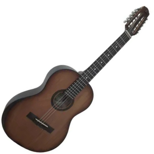 Viola Clássica Eletroacústica Marquês VIL217 CTS EQ Clássica Castanho Fosco com MET-A08