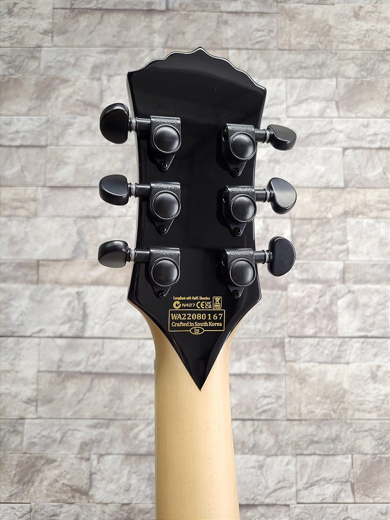 Guitarra Schecter Odin Grail RT RawTop com Captadores EMG 81/85 e Ponte TonePros 4524