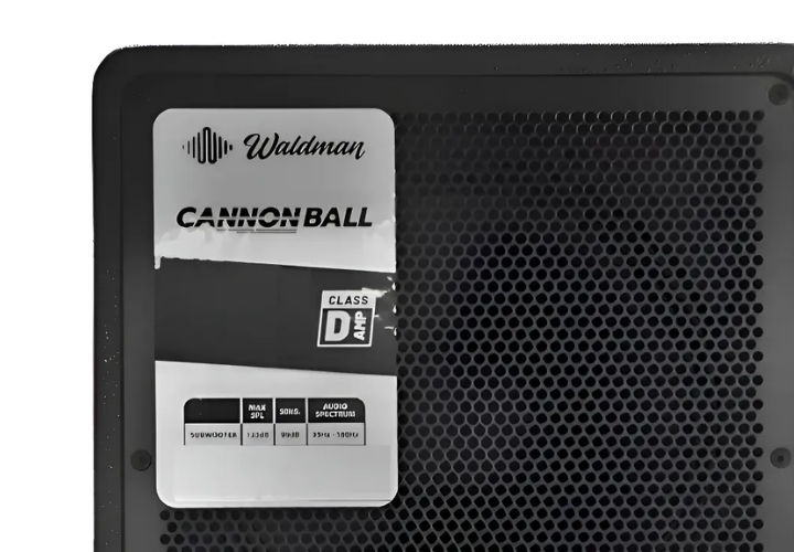Subwoofer Ativo Waldman CB-SUB 12N 450W RMS Preto com Bluetooth 5.0 TWS e Entradas USB/SD/FM
