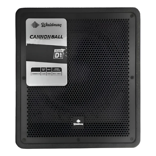 Subwoofer Ativo Waldman CB-SUB 12N 450W RMS Preto com Bluetooth 5.0 TWS e Entradas USB/SD/FM
