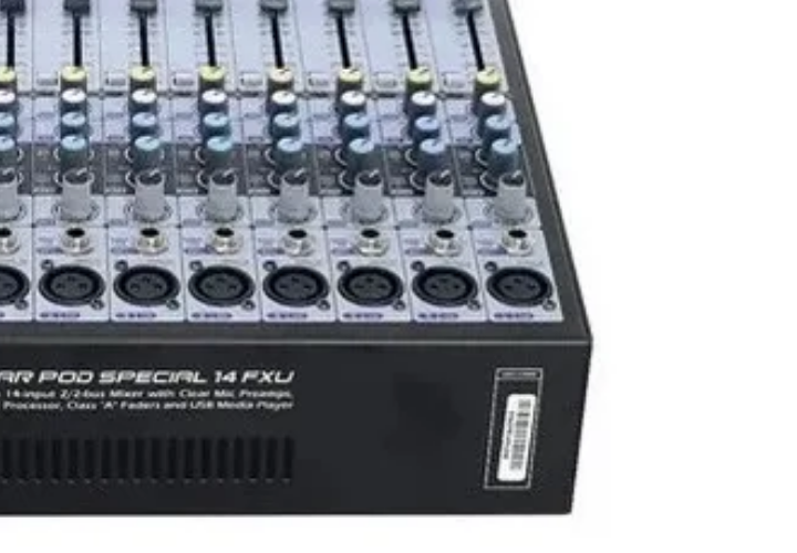 Mesa de Som Waldman CPS-14FXU 14 Canais (8 XLR) com Efeitos Integrados 32-Bit e Conectividade USB/Bluetooth