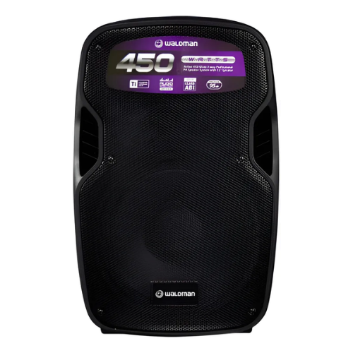 Caixa Ativa Waldman RC-450X 12" 450W Sistema de 2 Vias com Bluetooth