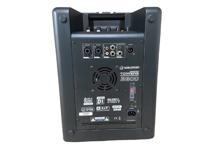 Caixa Amplificada Waldman TWR-2800 Sistema Torre Ativo com 700W RMS e Bluetooth