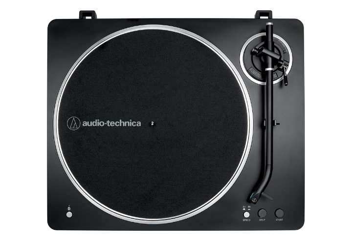 Toca-Discos Automático Bluetooth Audio-Technica AT-LP70XBT Black/Silver com Acionamento por Correia e Pré-Amplificador Phono Integrado