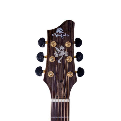 Violão Eletroacústico Marquês Canhoto VA09 SB EQ Natural Fosco com Tampo Fundo e Laterais em Sapele Braço em Cedro Escala em Blackwood com 20 Trastes em Alpaca Cutaway Equalizador Ativo 4 Bandas