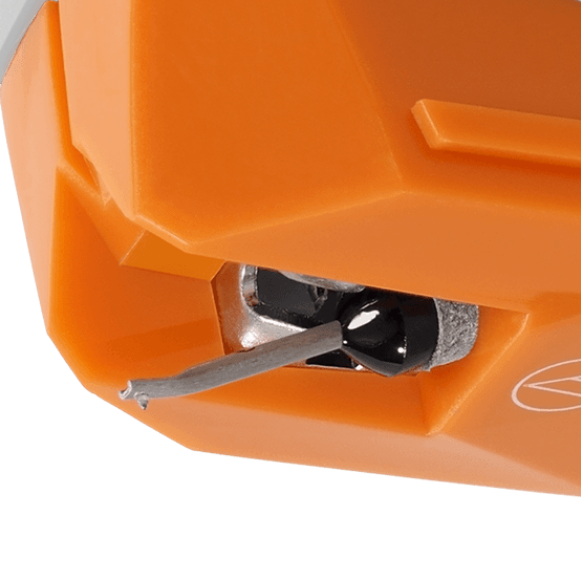 Agulha Audio-Technica AT-VMN95EN Elíptica Nua Laranja 0.3 x 0.7 mil para Cápsula AT-VM95EN