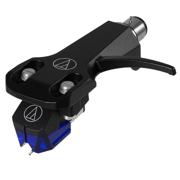 Kit Cápsula Audio-Technica AT-XP3/H com Agulha Cônica Azul 0.6 mil e Cabeçote AT-HS6BK