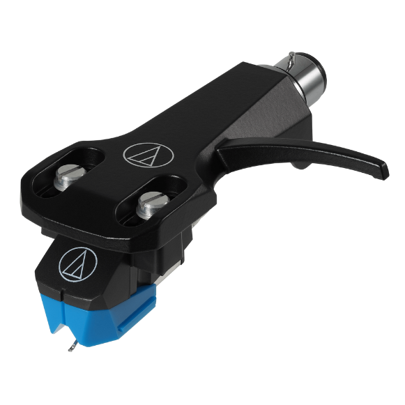 Kit Cápsula Audio-Technica AT-VM95C/H com Agulha Cônica 0.6 mil e Cabeçote AT-HS6BK