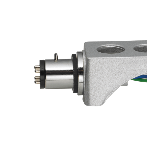 Cabeçote Universal Audio-Technica AT-HS1 Prata para Cápsulas de 4 Pinos com Construção em Metal