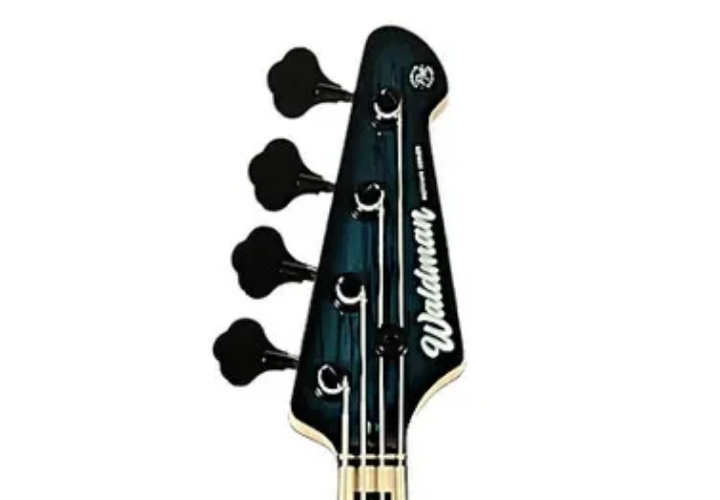 Contrabaixo Elétrico Ativo 4 Cordas Waldman GJJF450A SPBL Spalted Blue – Jazz Bass Premium, Pré-Ativo 3 Bandas, Captadores JJ Cerâmicos, Escala Rosewood, Bolt-On Maple, Acabamento Brilhoso