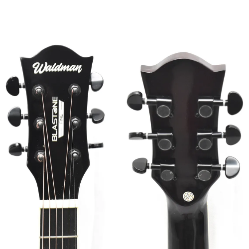 Violão Eletroacústico Aço Waldman DCE141 DBN Linha Blastone Fine Dark Brown