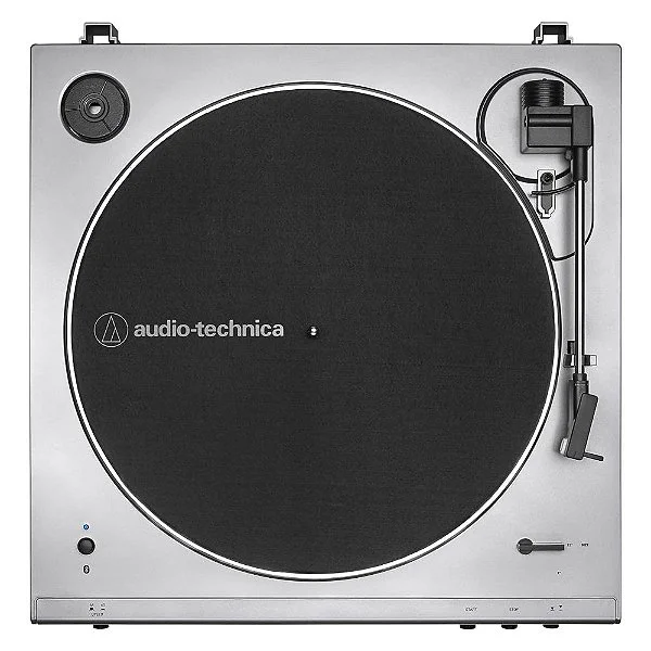 Toca-Discos Audio-Technica AT-LP60XBT-SV Bluetooth Automatico Belt-Drive Prata