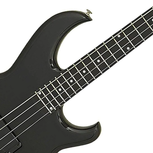 Contrabaixo Japonês Aria Pro II SB-1000 4 Cordas Black com Captador MB-1E e Circuito Ativo BB