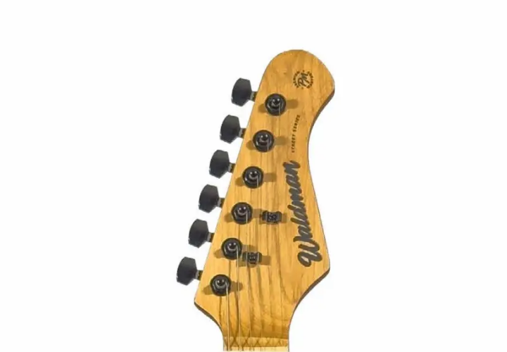Guitarra Waldman ST-441X BKS Black Satin Strato HSS Roasted Maple Tremolo com Bag