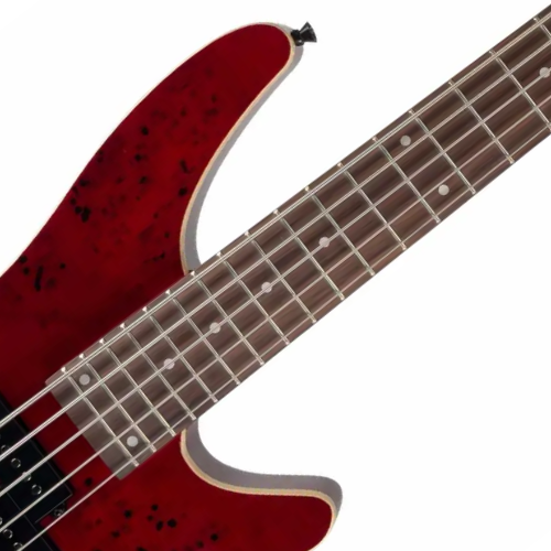 Contrabaixo Ativo Waldman WIB305 SPRD Spalted Red 5 Cordas com Captadores PJ Cerâmicos e Pré Ativo