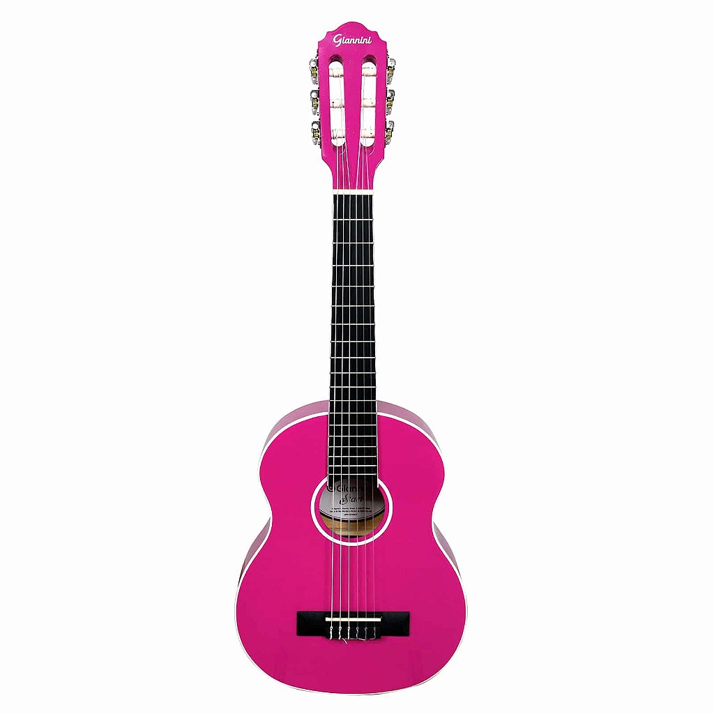 Violão Acústico Náilon Giannini Start NR PKG Pink Glossy