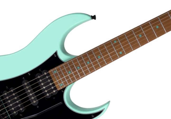 Guitarra Waldman WIG250 LG Light Green com Captadores HSH Cerâmicos e Ponte Floyd Tremolo Black e Bag