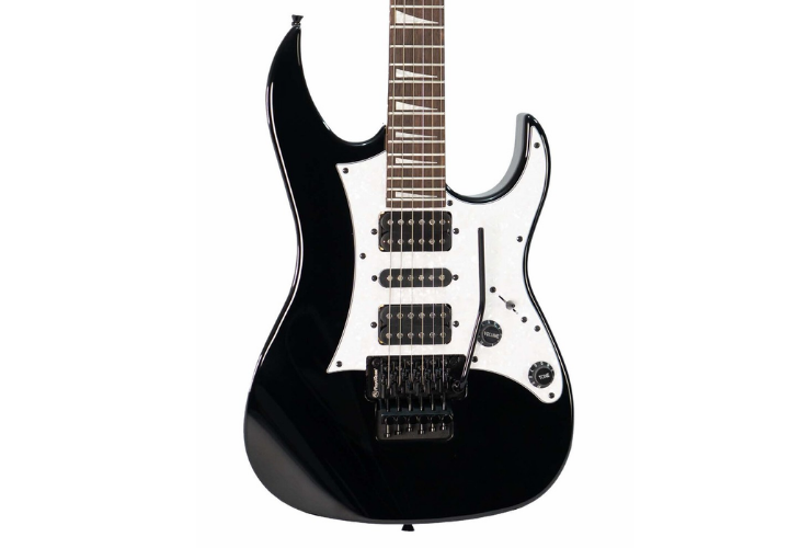 Guitarra Waldman WIG350 BK Black com Captadores HSH Cerâmicos e Ponte Floyd Rose Original Flutuante