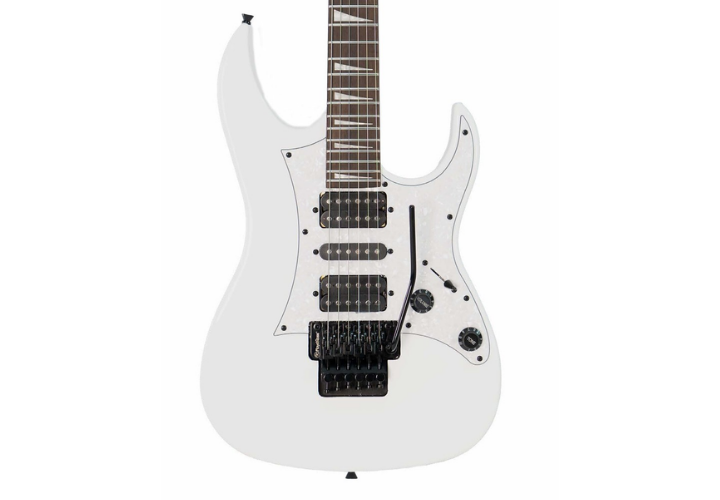 Guitarra Waldman WIG350 WH White com Captadores HSH Cerâmicos e Ponte Floyd Rose Original Flutuante
