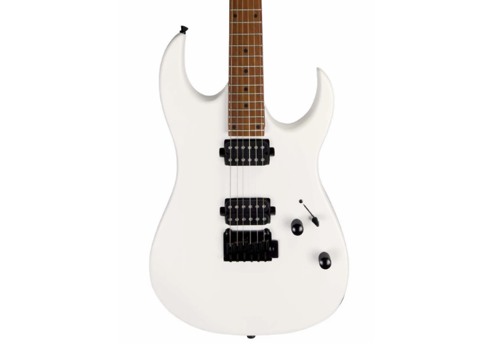 Guitarra Waldman WIGR120 WH White com Captadores HH Cerâmicos e Ponte Tremolo Semi-Flutuante 2 Pivôs