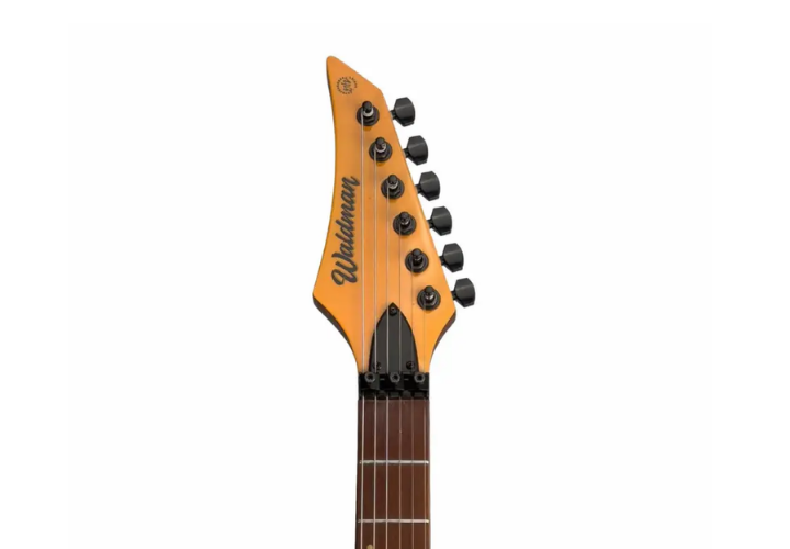 Guitarra Waldman WIGR265 OR Orange com Captadores HH Cerâmicos e Ponte Tremolo Semi-Flutuante 2 Pivôs Black