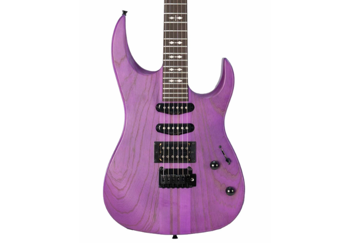 Guitarra Waldman WINT540 SPP Satin Purple com Captadores HSS Cerâmicos e Ponte Semi-Flutuante