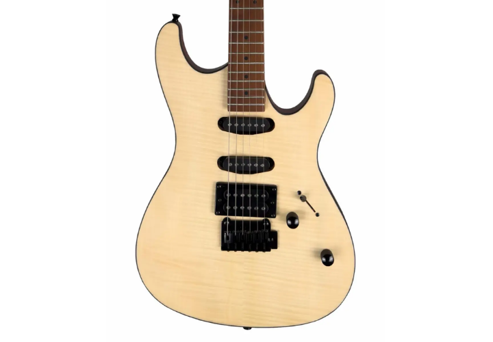 Guitarra Waldman WIS160 FM Flamed Matt com Captadores HSS Cerâmicos e Ponte Tremolo Vintage 2 Pivôs