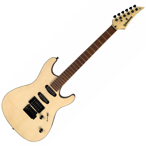 Guitarra Waldman WIS160 FM Flamed Matt com Captadores HSS Cerâmicos e Ponte Tremolo Vintage 2 Pivôs