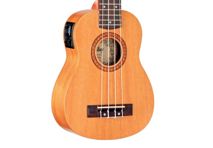 Ukulele Soprano Eletroacústico Shelby SU 21ME Mogno com Pré-amplificador e Tarraxas Blindadas