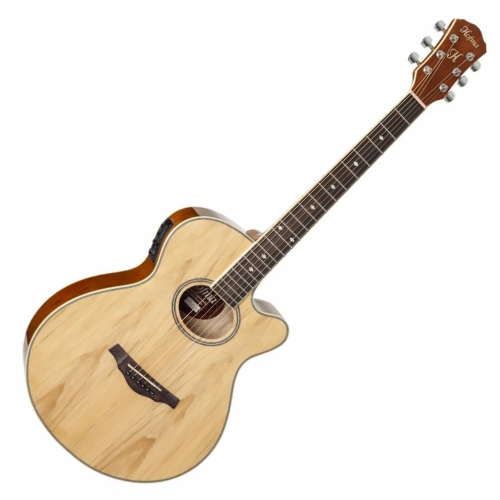 Violão Hofma Mini Jumbo Aço Elétrico HMF 249 STNT com Captadores Piezo e Equalizador AUDISYS