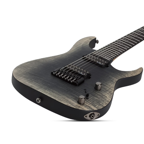 Guitarra Schecter Banshee Mach-7 Fallout Burst com Captadores Schecter USA Mach VII Humbucker e Ponte Hipshot Hardtail 1412